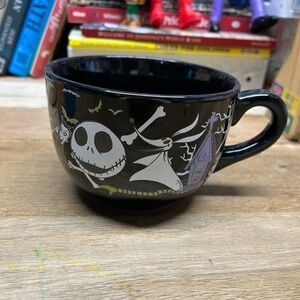 Tim Burton’s -Disney Black Mug - The Nightmare Before Christmas